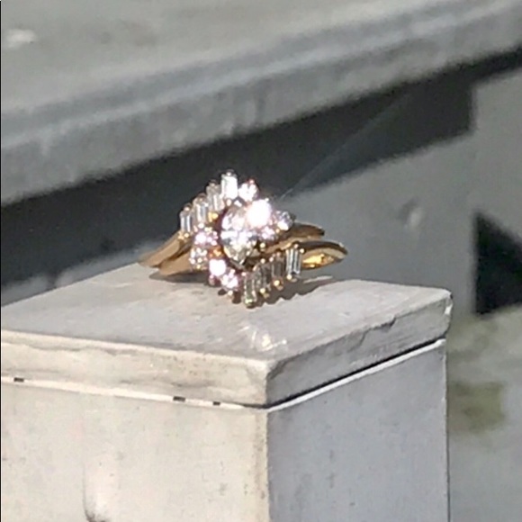 ❌❌❌SOLD❌❌❌DIAMONDS IN 14 KT GOLD RING - Picture 7 of 16